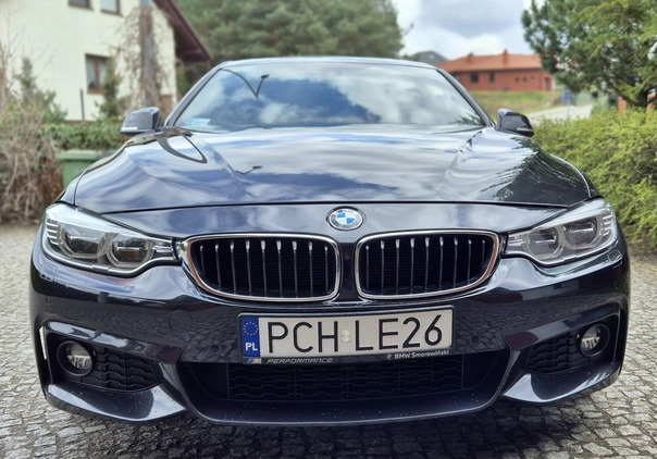 BMW Seria 4 cena 82900 przebieg: 120000, rok produkcji 2015 z Chodzież małe 277